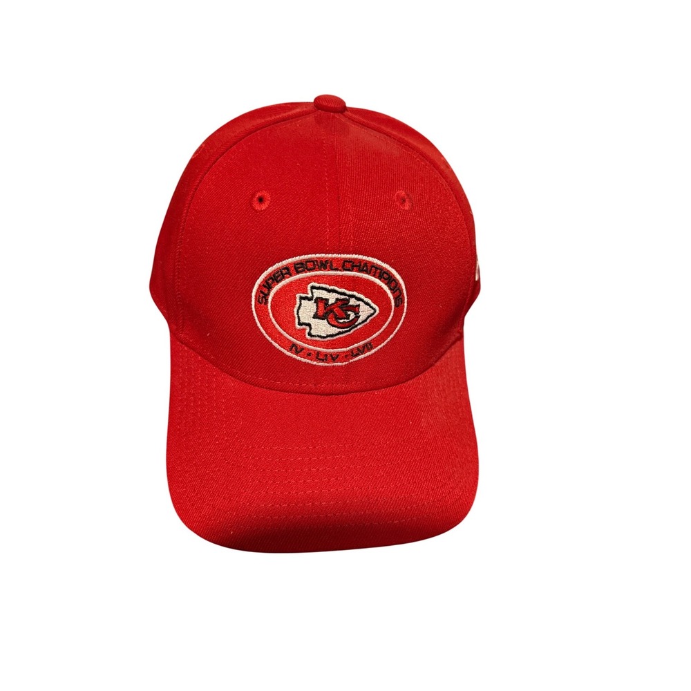 New Era Kansas City Chiefs Super Bowl Champions 9FORTY Hat Red Mens NFL Cap